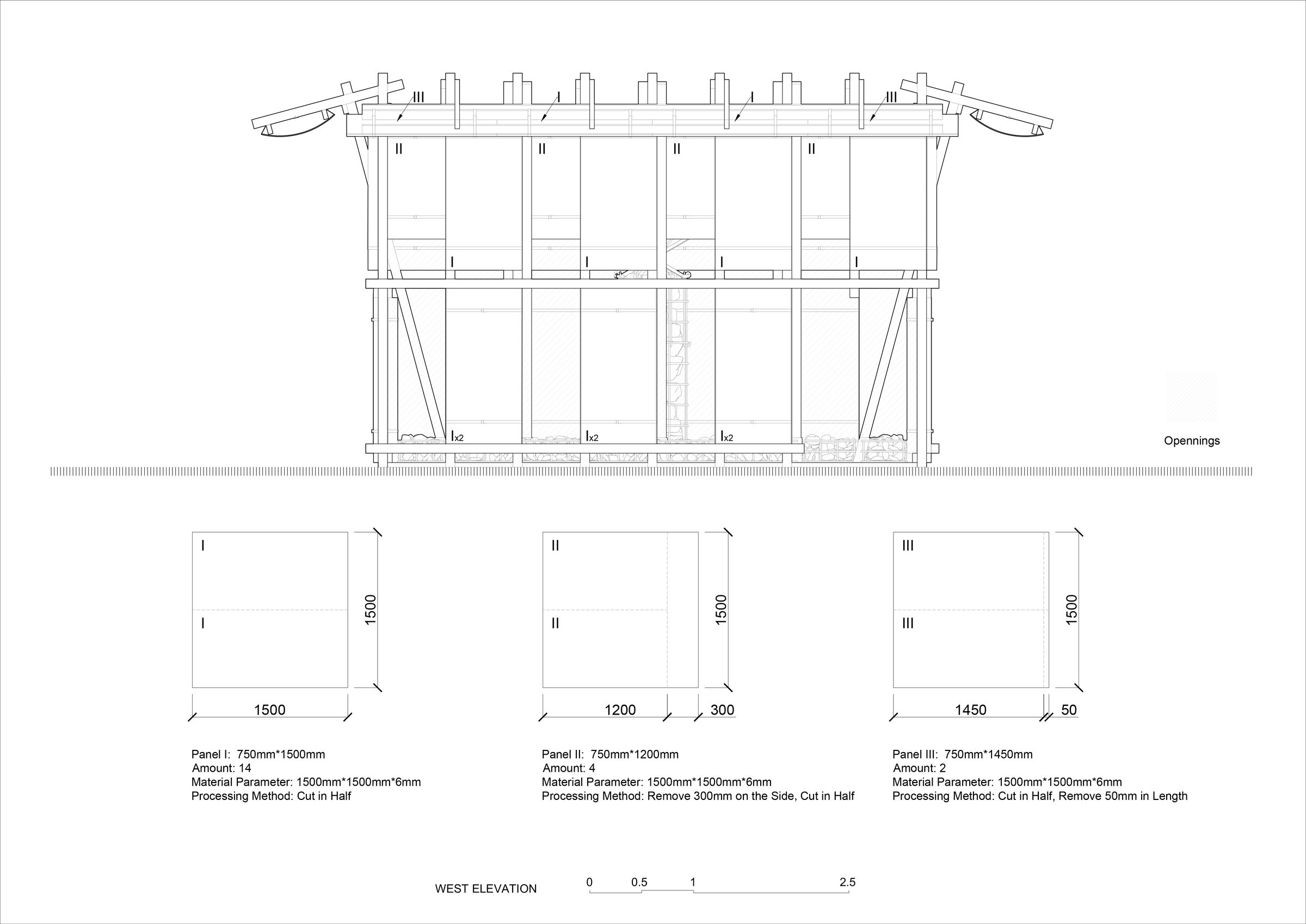west elevation
