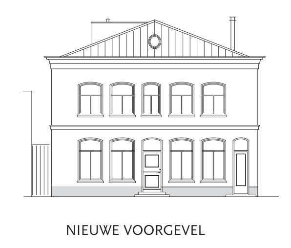 New front elevation