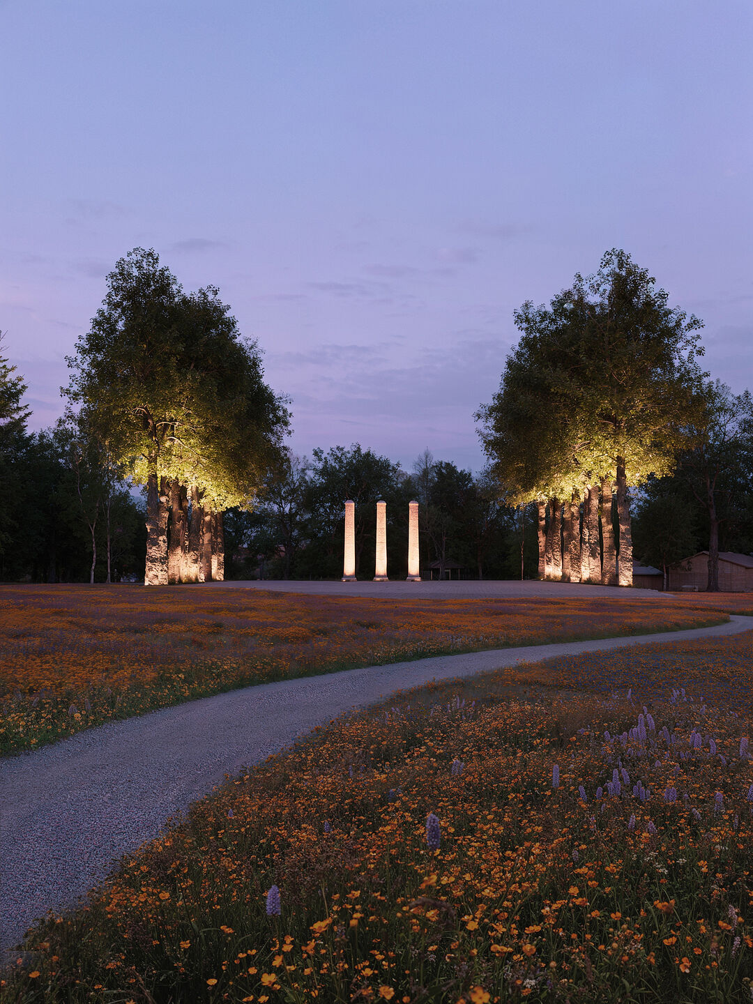 Three remaining columns of first female seminary